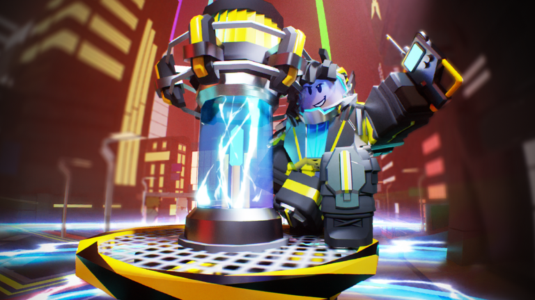 Artwork for the Pulse Trooper event in Tower Defense Simulator
