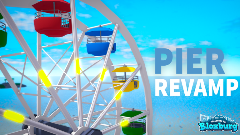 Artwork for the 🏖️ Pier Revamp 🎡 event in Welcome to Bloxburg
