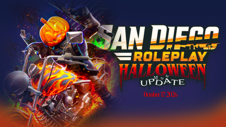 Artwork for the HALLOWEEN UPDATE event in San Diego Roleplay