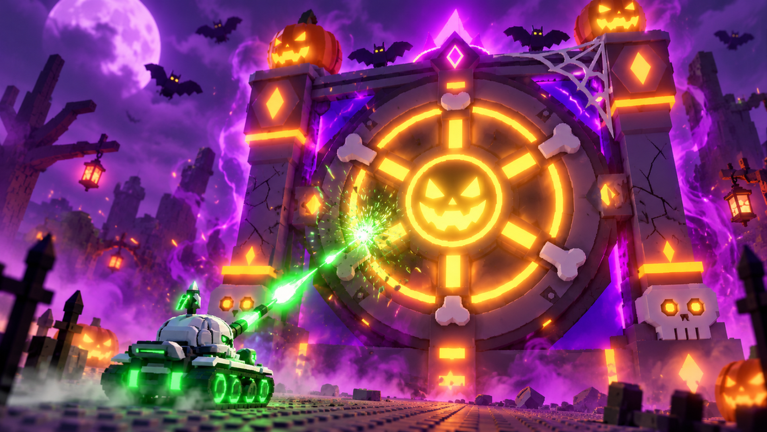 Artwork for the HALLOWEEN PART 2 event in Destroy a Vault