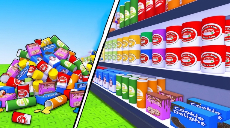 Artwork for the NEW HARD MODE MAP! event in Clean the Supermarket