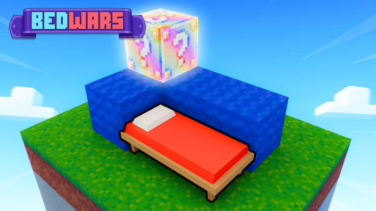 Artwork for the New Update event in BedWars