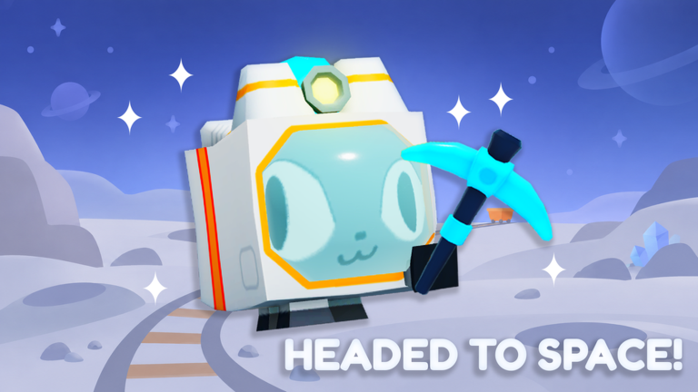 Artwork for the ⛏️ SPACE MINE! 🚀 event in Pet Simulator 99