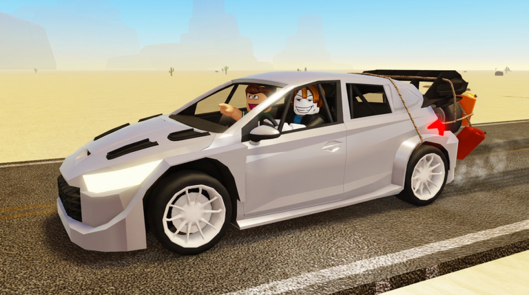 Artwork for the 🚗NEW CAR CRATE🚗 event in a dusty trip