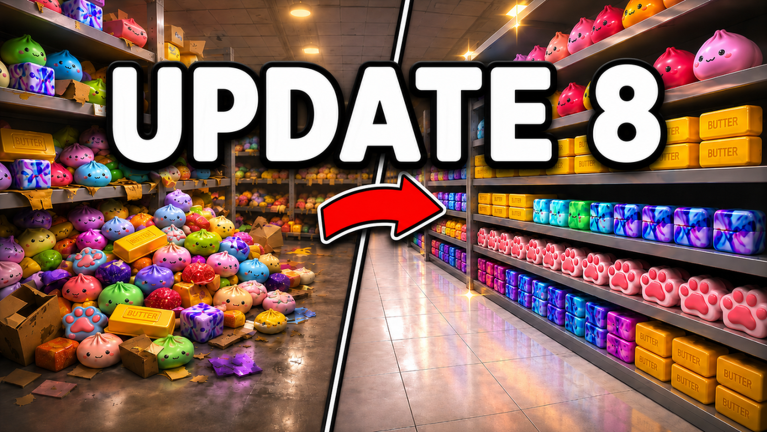 Artwork for the Update event in Clean the Squishies