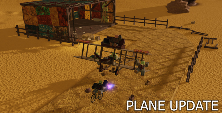 Artwork for the Plane update event in A desrt