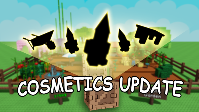 Artwork for the 🗿⛲ FARM COSMETICS ⛲🗿 event in Grow a Garden