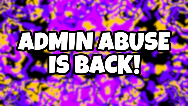 Artwork for the 💎Shadow Admin Abuse! event in Bubble Gum Simulator INFINITY