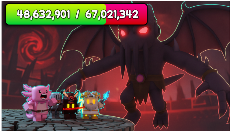 Artwork for the Update 7 event in Heroes RNG