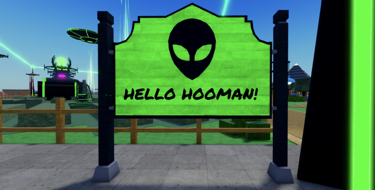 Artwork for the Alien Invasion event in Storage Hunters: Open World