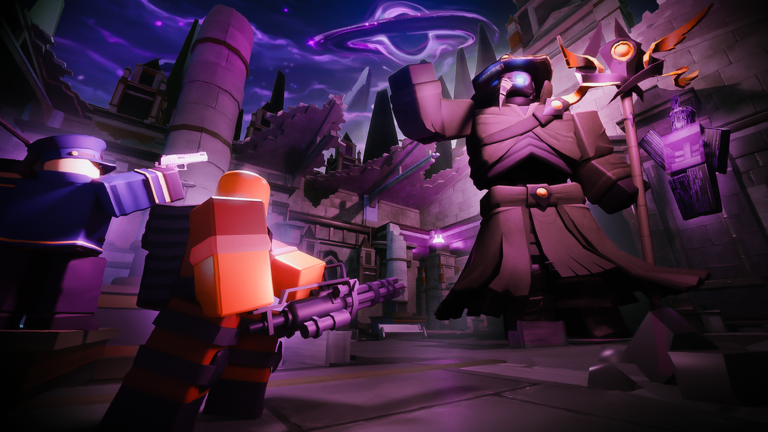 Artwork for the Halloween Night event in Tower Defense Simulator