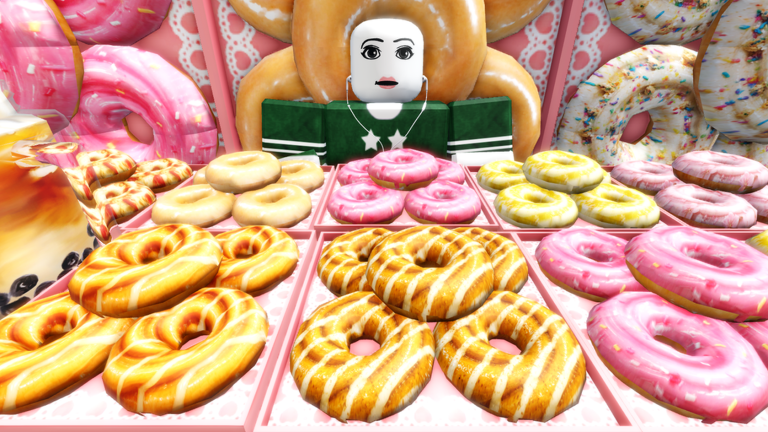 Artwork for the Donuts and Boba Teaa π©π§ event in Mukbang Game [Testing