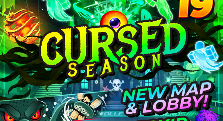 Artwork for the Cursed Season! event in Volleyball Legends