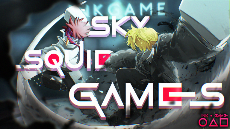Artwork for the SKY SQUID GAMES event in Ink Game