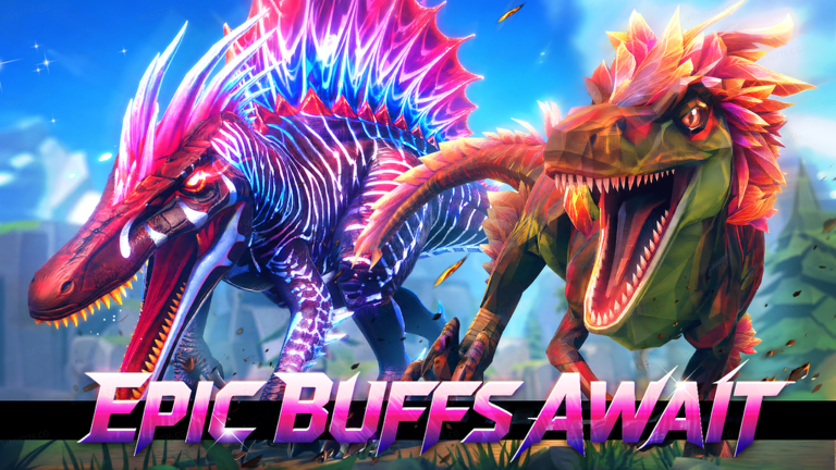 Artwork for the Strengthen event in Dino Hunters