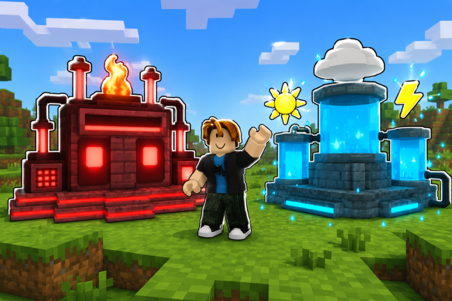 Artwork for the TRAITS UPD + ADMIN ABUSE event in Build a Base and Steal