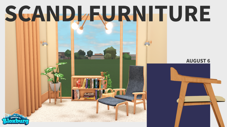 Artwork for the 🛋️ Scandi Furniture 🛏️ event in Welcome to Bloxburg