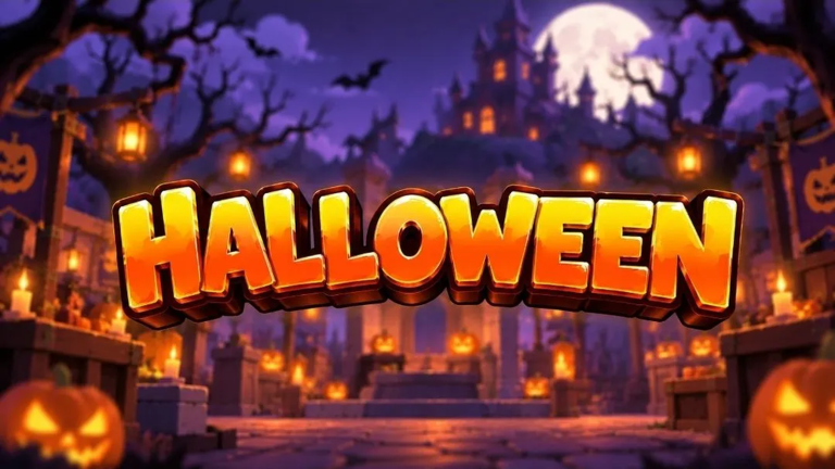 Artwork for the 🎃Halloween Event + AA🎃 event in Clicker Simulator