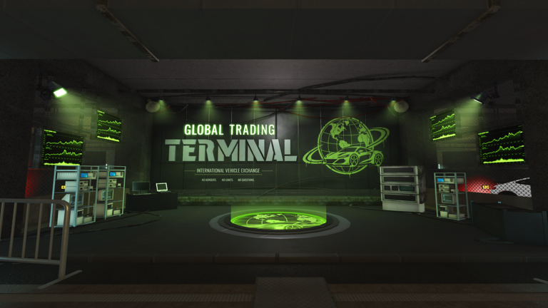 Artwork for the Vehicle Trading event in San Diego Border Roleplay