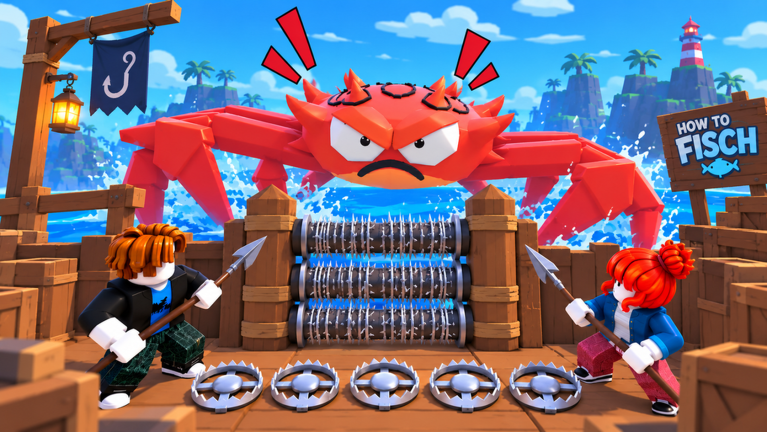 Artwork for the Admin Abuse event in How to Fisch