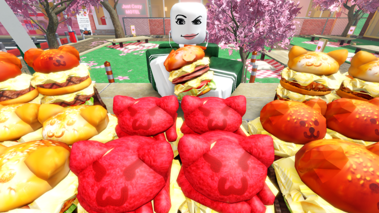 Artwork for the Burgers!!! :D 🍔🍔 event in Mukbang Game