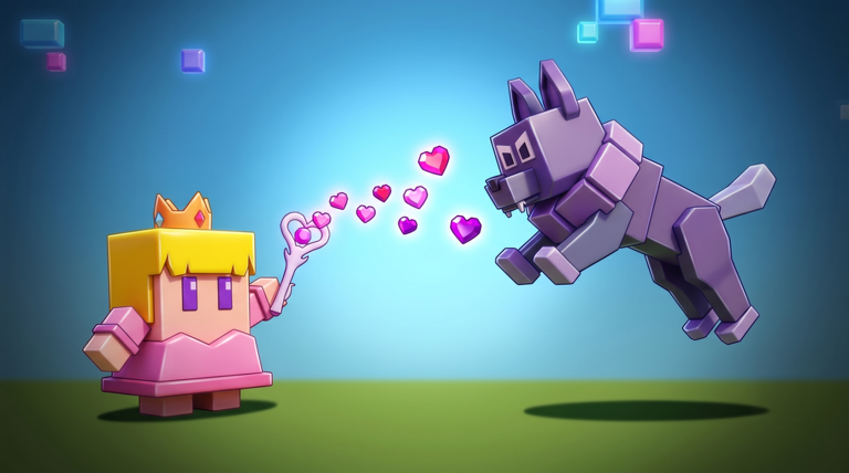 Artwork for the Update 2! event in RNG Heroes