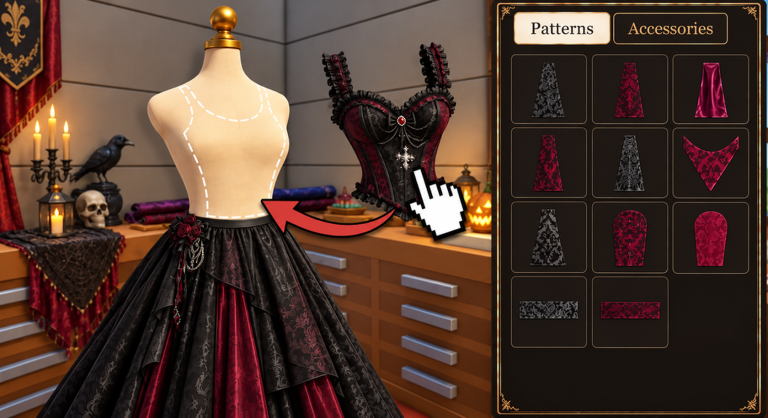 Artwork for the NEW UPDATE event in Make Dresses