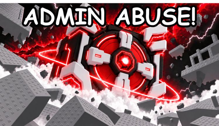 Artwork for the ADMIN ABUSE + CONTENT! event in Destroy a Vault