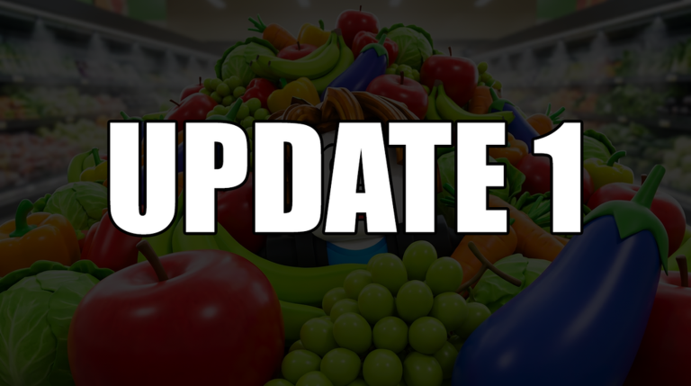 Artwork for the Update event in Clean the Supermarket