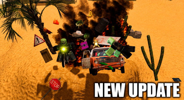 Artwork for the New Update event in A desrt