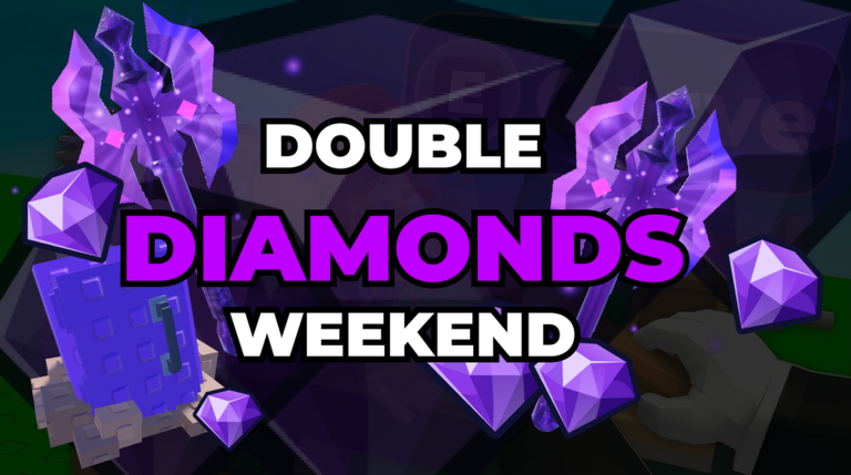 Artwork for the 2x Diamonds Weekend event in Carve Wood