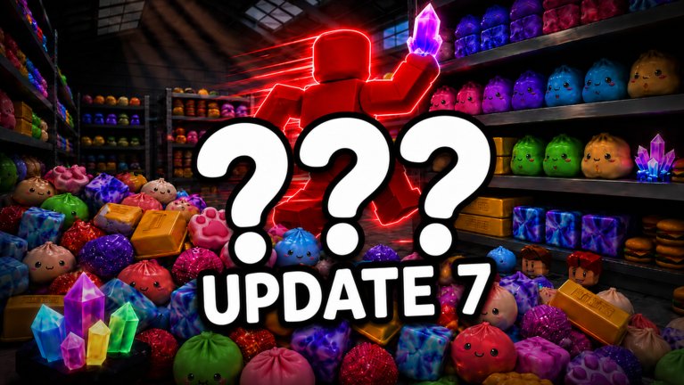 Artwork for the Update 7 + Admin Abuse event in Clean the Squishies