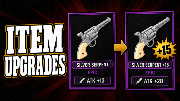 Artwork for the UPGRADE ITEMS event in Idle Mafia Game