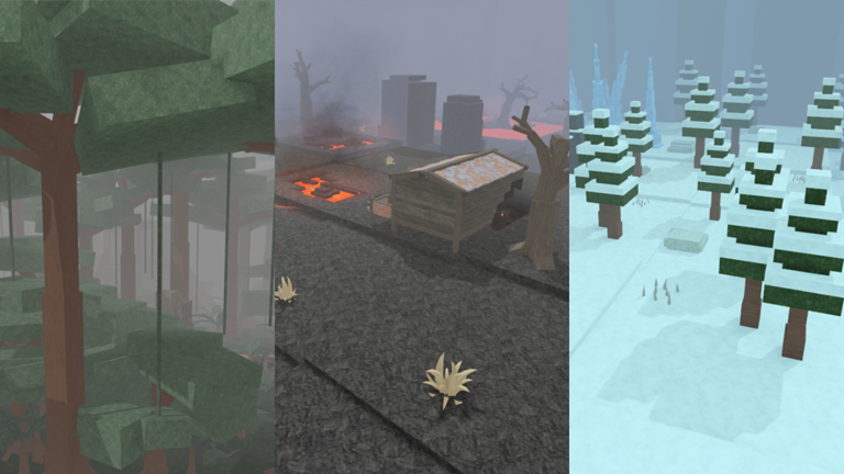 Artwork for the Biome Refresher event in 99 Nights in the Forest