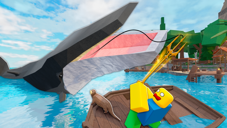 Artwork for the Harpoon Guns event in Fisch