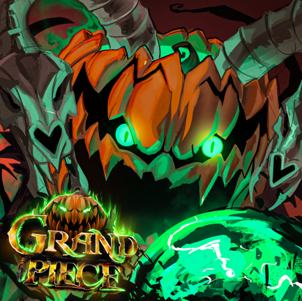 Artwork for the Halloween event in Grand Piece Online