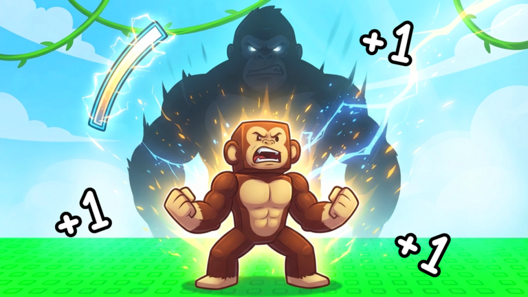 Artwork for the WORLD 4 event in +1 Monkey Evolution