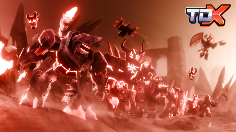 Artwork for the CALAMITY MINES event in TB II | Tower Defense X: BETA