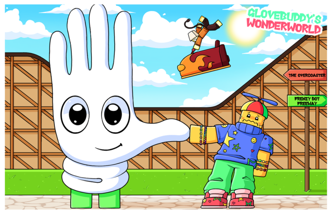 Artwork for the Be the Glove Update! event in Slap Battles