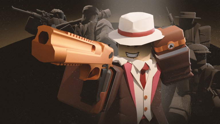 Artwork for the Kingpin Tower event in Tower Defense Simulator