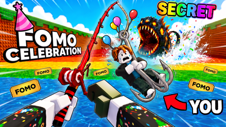 Artwork for the 🥳 FOMO PARTY ISLAND event in ‍BE A FISH BAIT