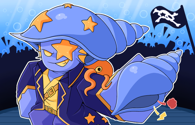 Artwork for the Conch Update! event in Slap Battles