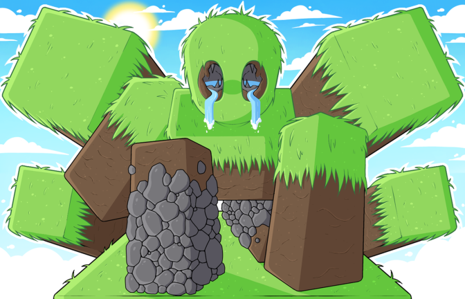 Artwork for the Terrain Glove! event in Slap Battles