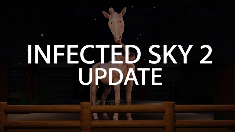 Artwork for the INFECTED SKY 2 UPDATE event in SCP MORPH