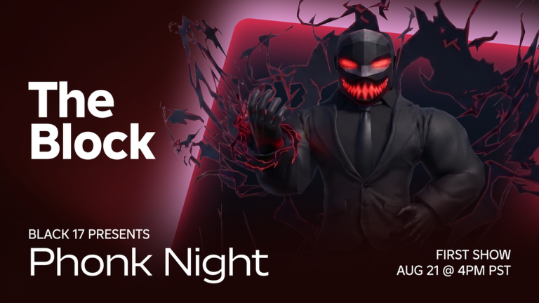 Artwork for the Phonk Night Vol. 1 event in The Block