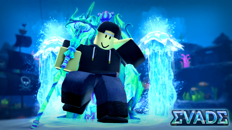 Artwork for the 🔱 Poseidon Set 🌊 event in Evade