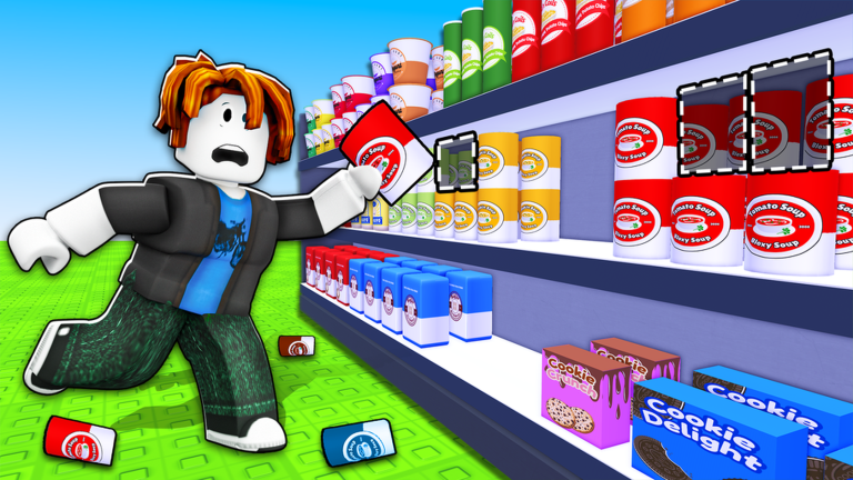 Cover artwork for Clean the Supermarket on Roblox