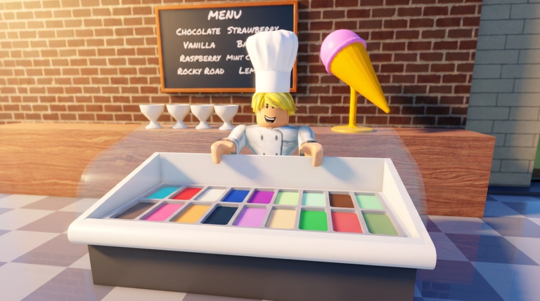 Artwork for the Ice Cream Update event in Restaurant Tycoon 3