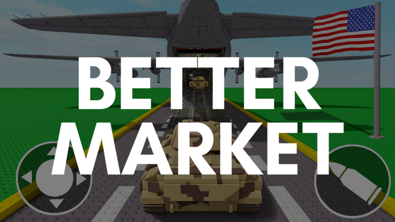 Artwork for the BETTER MARKET event in Mini War