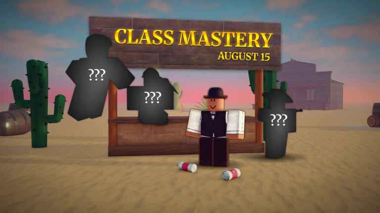 Artwork for the CLASS MASTERY event in Dead Rails